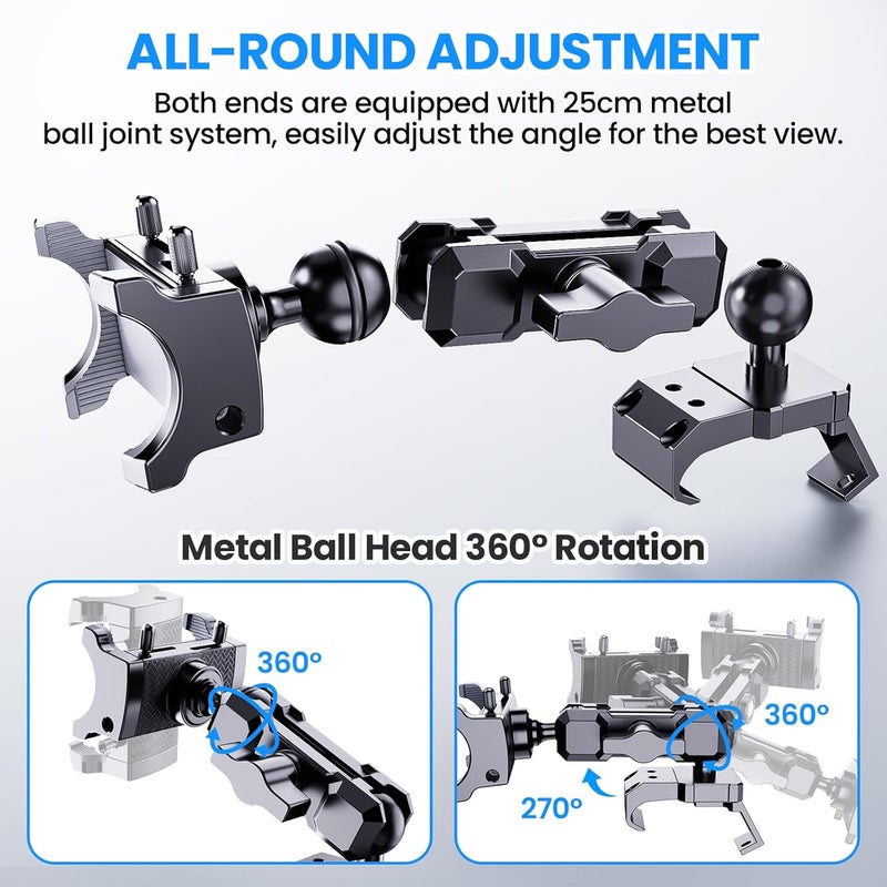 DIAMOOKY Upgraded Metal Phone Mount for Jeep Wrangler JL JLU 2018-2023 and Gladiator JT 2020 2021 2022 2023 Phone Holder Dash Mount System Kit Dashboard Accessories Passenger Side (Not for 4xe) - Image 4